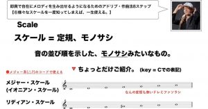 スケールを知ってしまえば